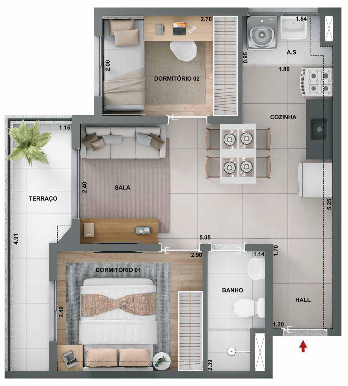 Sugestão de decoração