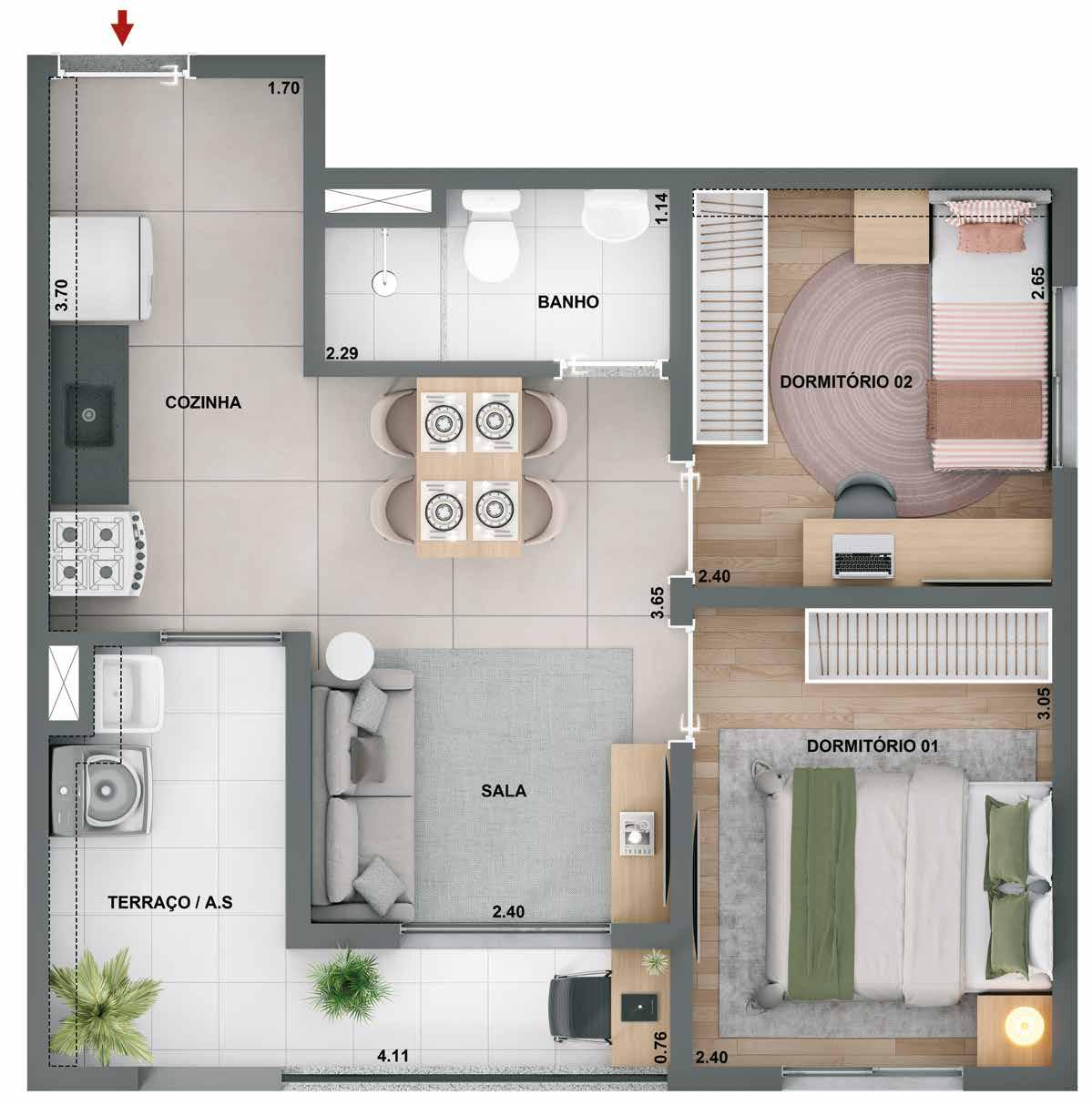 Planta humanizada
